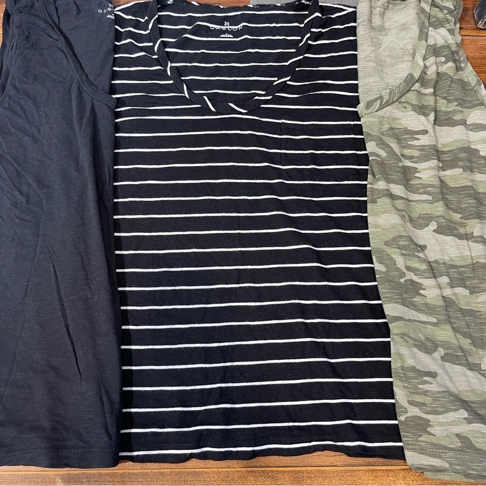 Caslon Striped and Camo T-Shirts Bundle medium